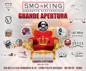 smo-king Smo-King Piazza Bologna Roma Centro Innaugurazione Nuovo Negozio di Sigarette Elettroniche a Roma 300x248