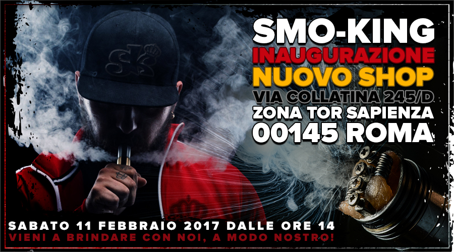 Smo-King Sigaretta Elettronica Roma Vape Shop Rome smo-king Smo-King Sigaretta Elettronica Roma banner